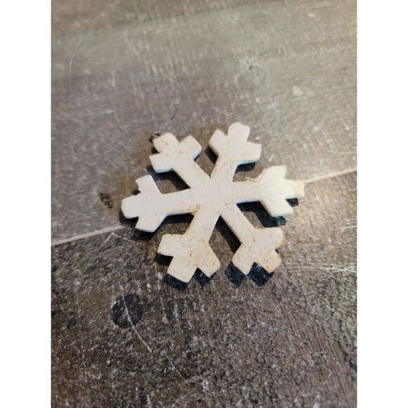 Snowflake cookie ornament Xmas decor - Picture 3 of 3